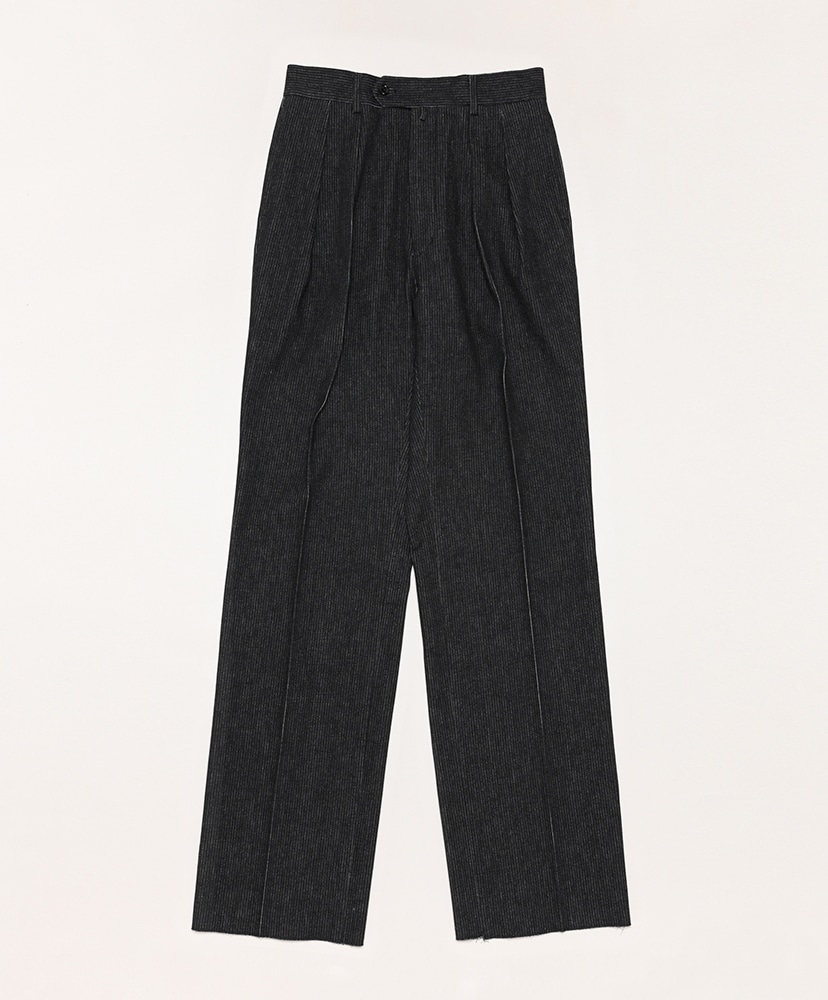 NEAT ニート Stripe Wide pants ストライプ ワイド M - ワークパンツ