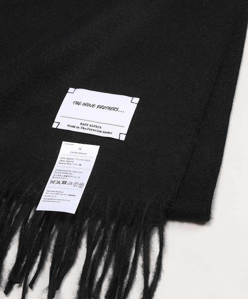 Brushed Scarf(ONE Black/ブラック): THE INOUE BROTHERS…