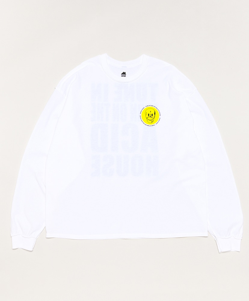Tah LST-Shirts(ONE White/ホワイト): is-ness music