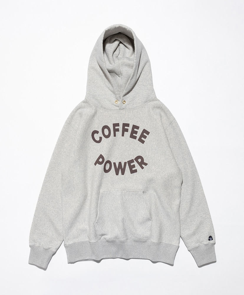 COFFEE POWER Hoodie(S(MEN) Oatmeal/オートミール): TACOMA FUJI RECORDS