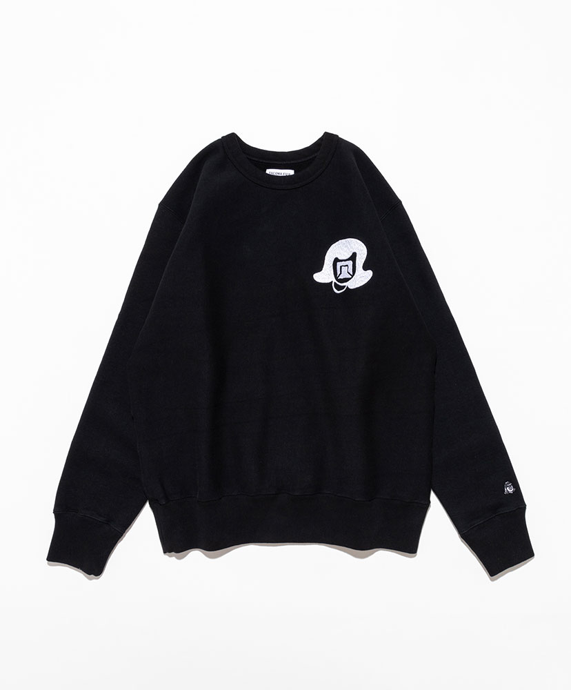 TACOMA FUJI LOGO embroidery Sweatshirt(M(MEN) Black/ブラック