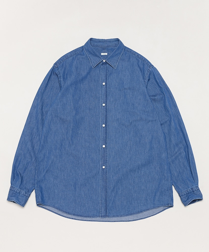 Washed Denim Shirt(1(MEN) Indigo/インディゴ): A.PRESSE