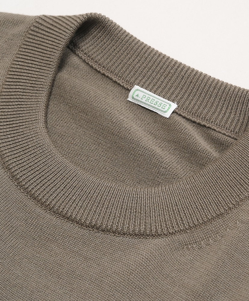 L/S Knit T-Shirt(2(MEN) Navy/ネイビー): A.PRESSE