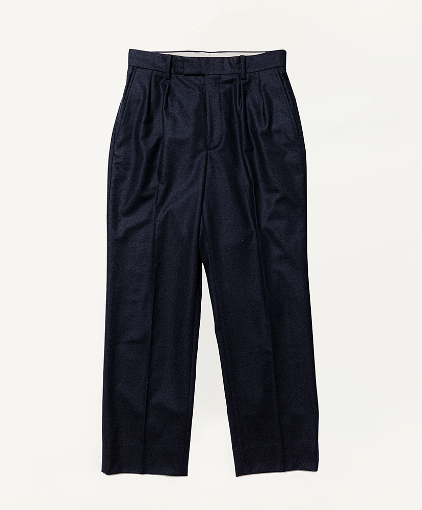 Wide Tapered Trousers(1(MEN) Charcoal/チャコール): A.PRESSE