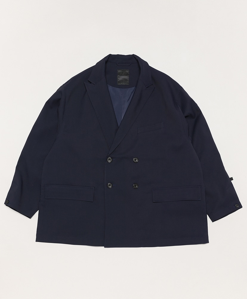 Tech Double-Breasted Jacket MOD(S(MEN) D.Navy/ダークネイビー
