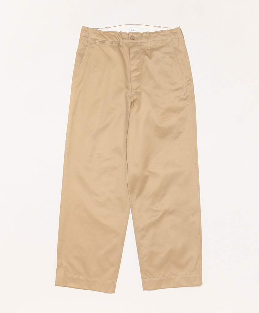 スビンコットンウエポン41カーキチノパンツ(4(MEN) Beige/ベージュ): CIOTA