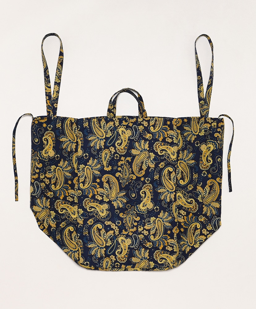 Easy Bag (L)(L(MEN) Paisley Navy/ペイズリーネイビー): AMIACALVA