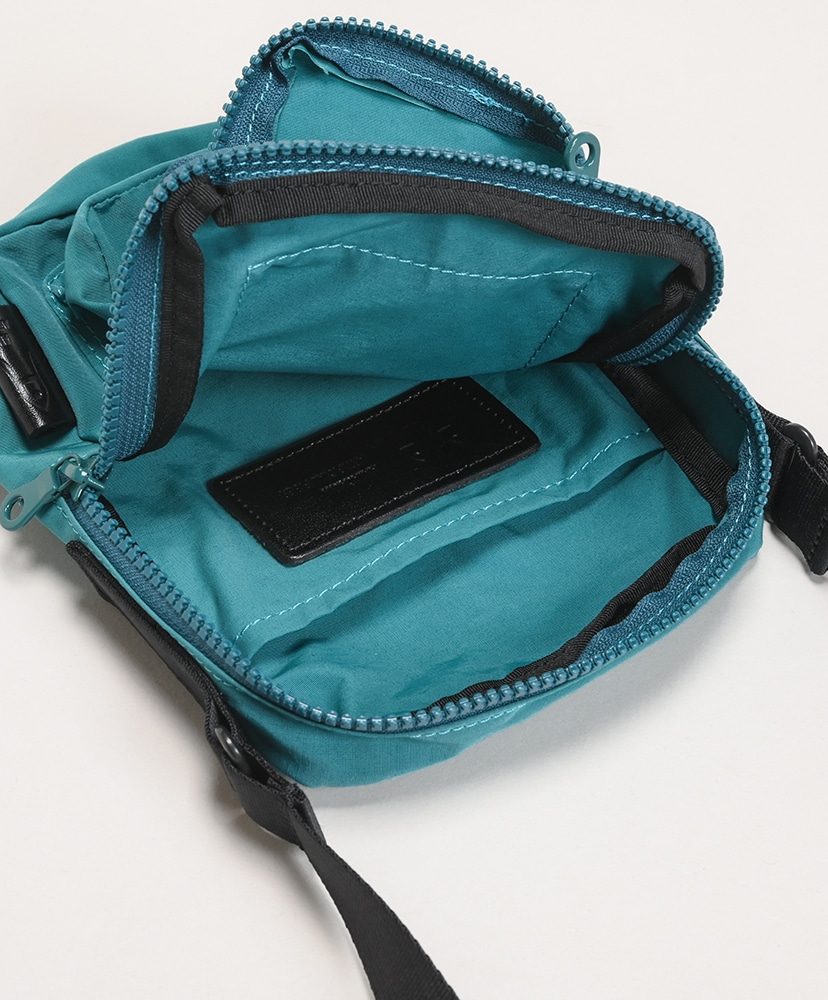 N/C Cloth WP Pochette(ONE Blue Green/ブルーグリーン): AMIACALVA