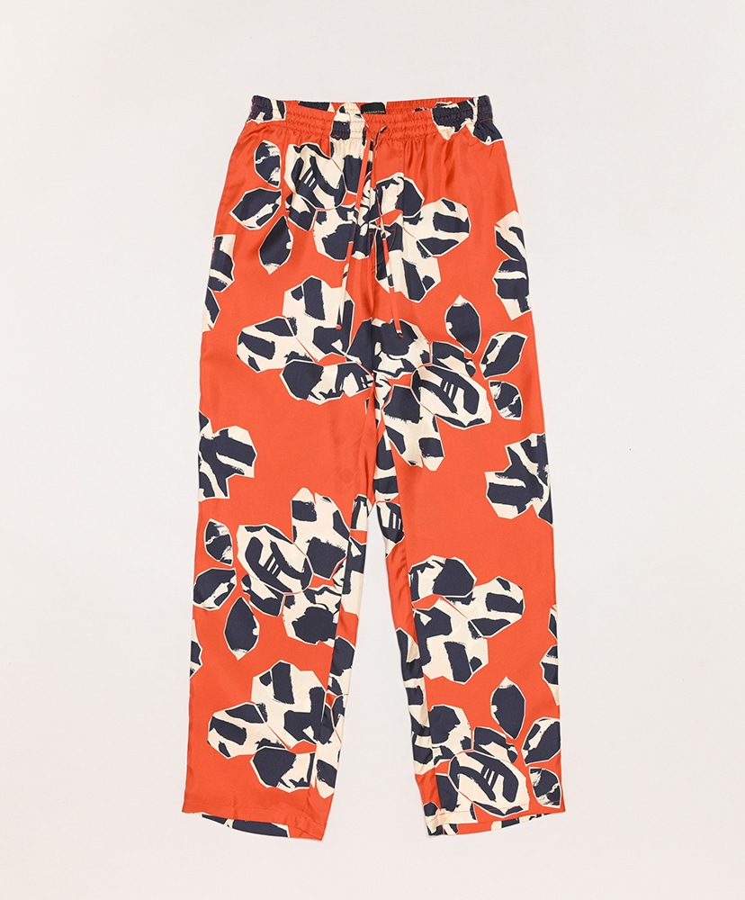 Easy Pant-Paper Cuts(XS(WOMEN) Red/レッド): BANANATIME