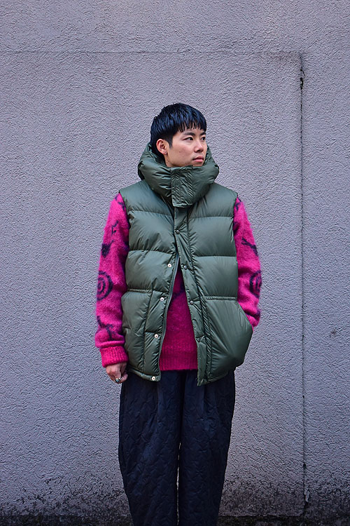 Corporate Down Vest(M(MEN) Khaki/カーキ): FreshService