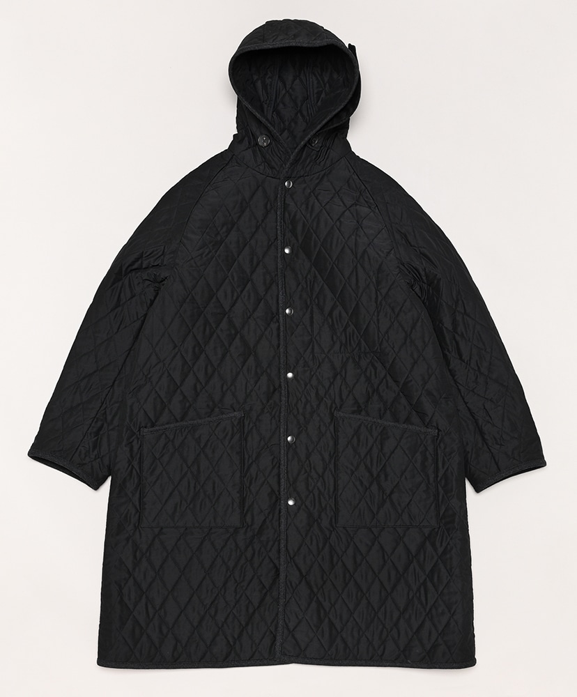 Silk Quilt/Hooded Coat(3(MEN) Black/ブラック): MAATEE&SONS