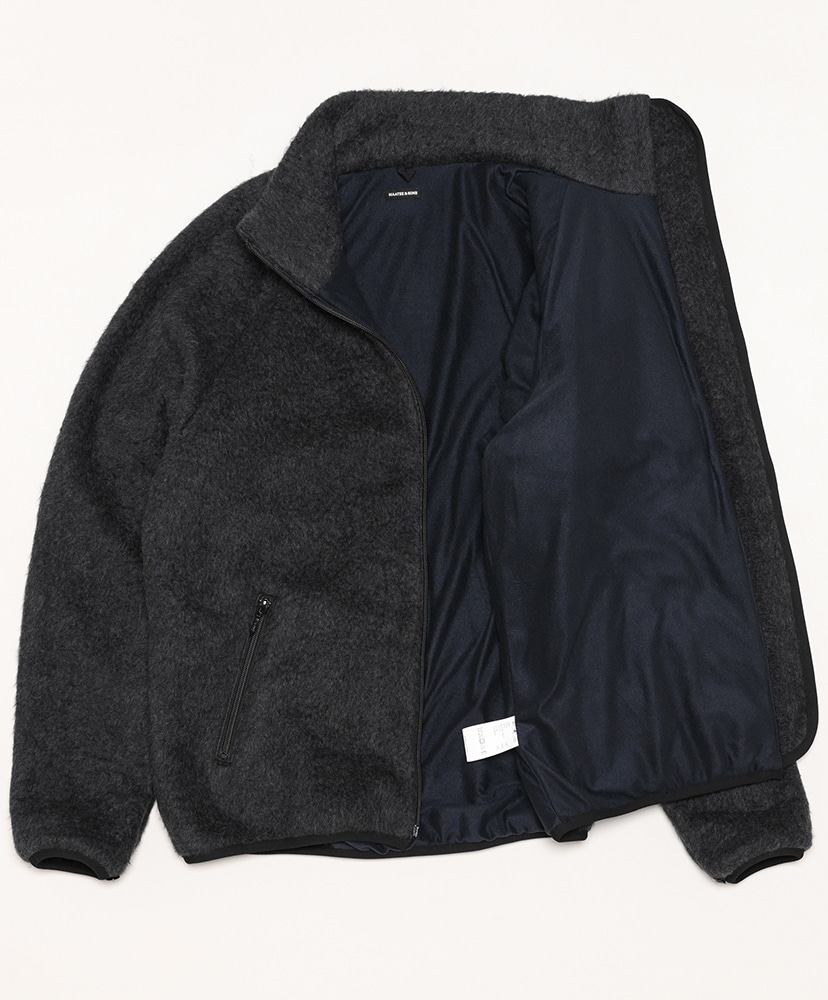 Wool Pile Zip Jacket(2(MEN) Charcoal Gray/チャコールグレー