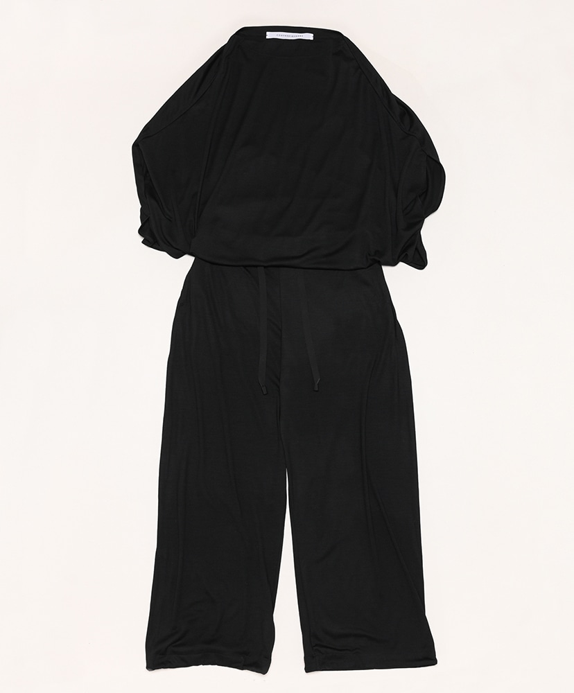 Bella JumpsuitSuper 100 Wool Jersey(1(WOMEN) Black/ブラック) COGTHEBIGSMOKE