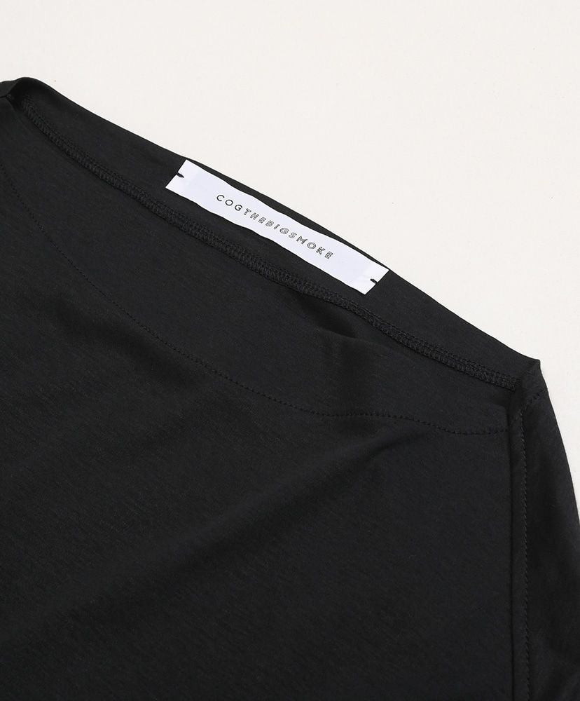 Bell Top Long Sleeve-Rayon Premium Organic Cotton Interlock Black/ブラック 1(WOMEN)