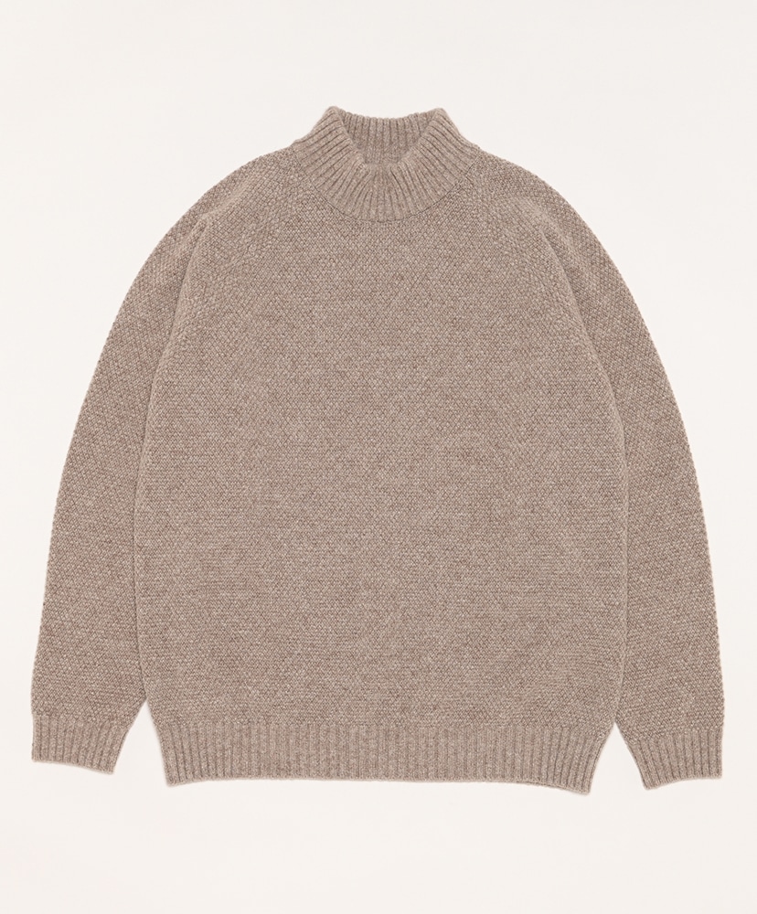 Wool KANOKO Mockneck Sweater(2(WOMEN) Beige/ベージュ): ATON