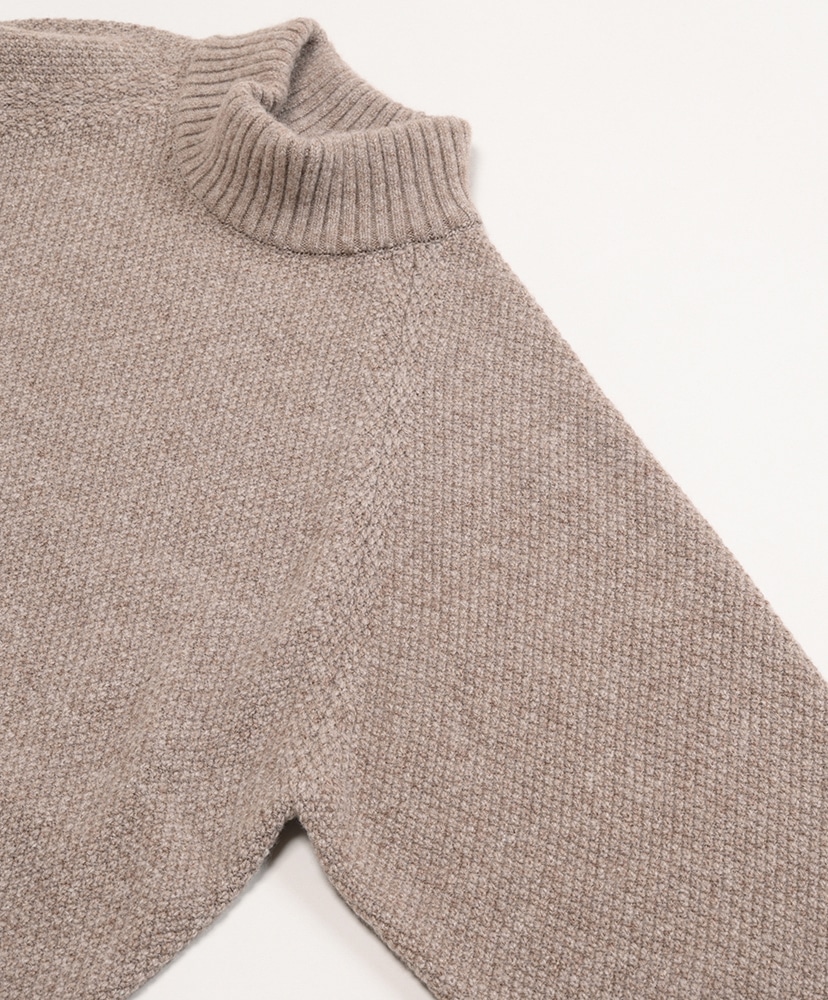 ATON (エイトン)WOOL KANOKO | MOCKNECK SWEATER-