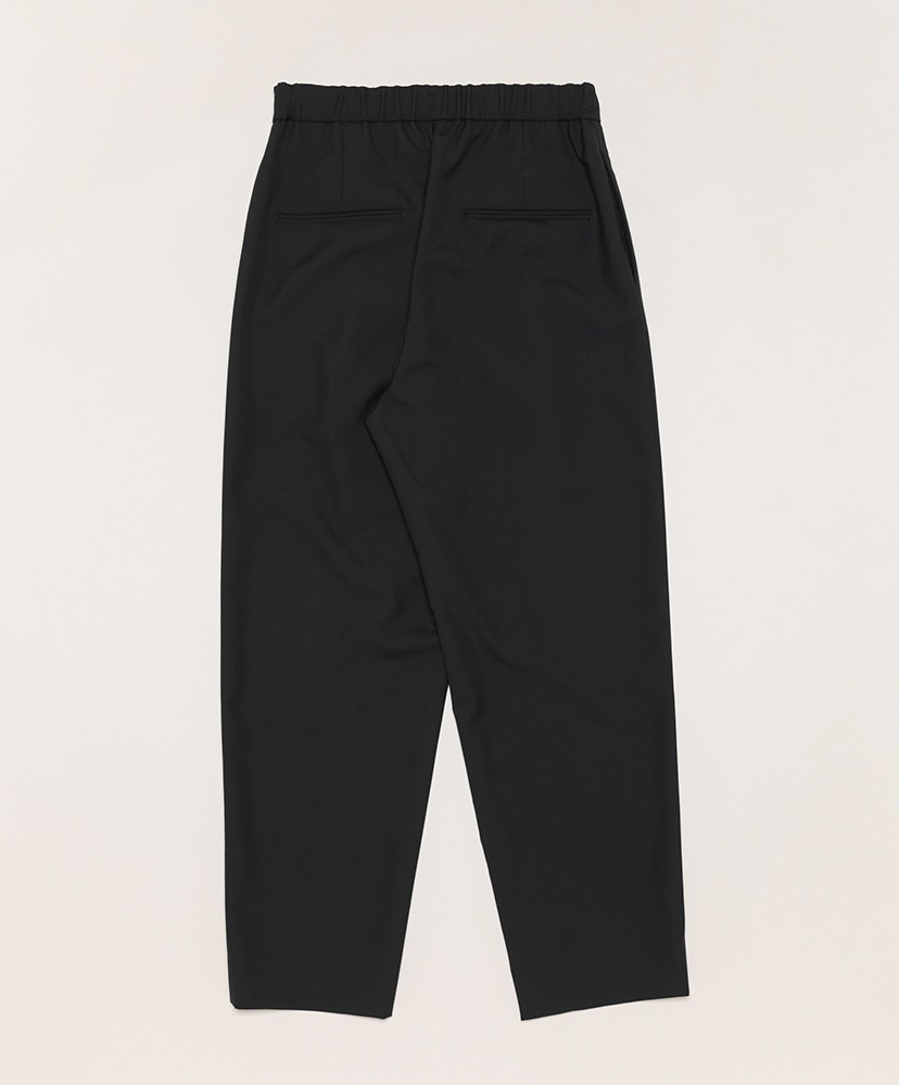 Wool Tropical-Tapered Easy Pants(02(MEN) Black/ブラック): ATON