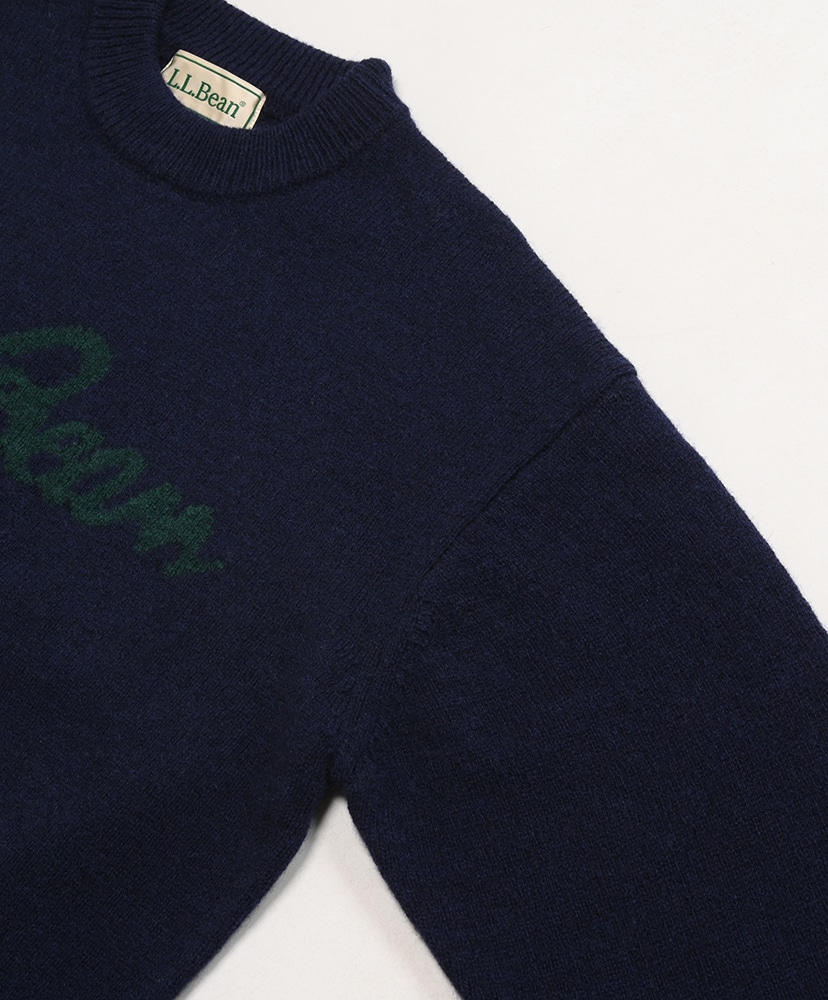 Women's Woolwich Sweater Script Logo(M(WOMEN) Natural/ナチュラル