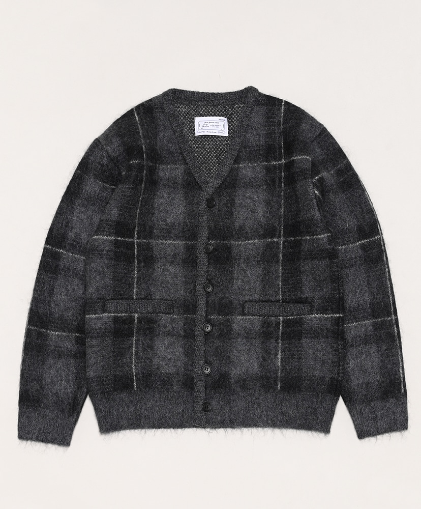 Mohair Cardigan(L(MEN) Black/ブラック): Rafu