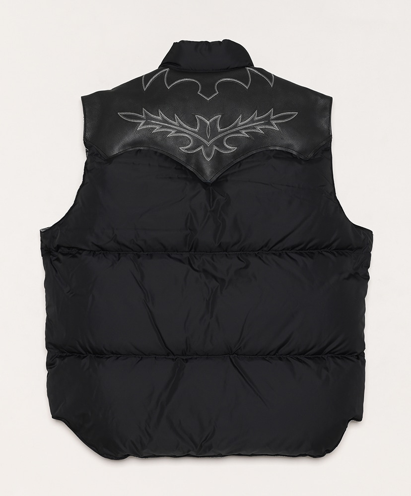 RMFC Down Vest W/EMB’D Black/ブラック L(MEN)