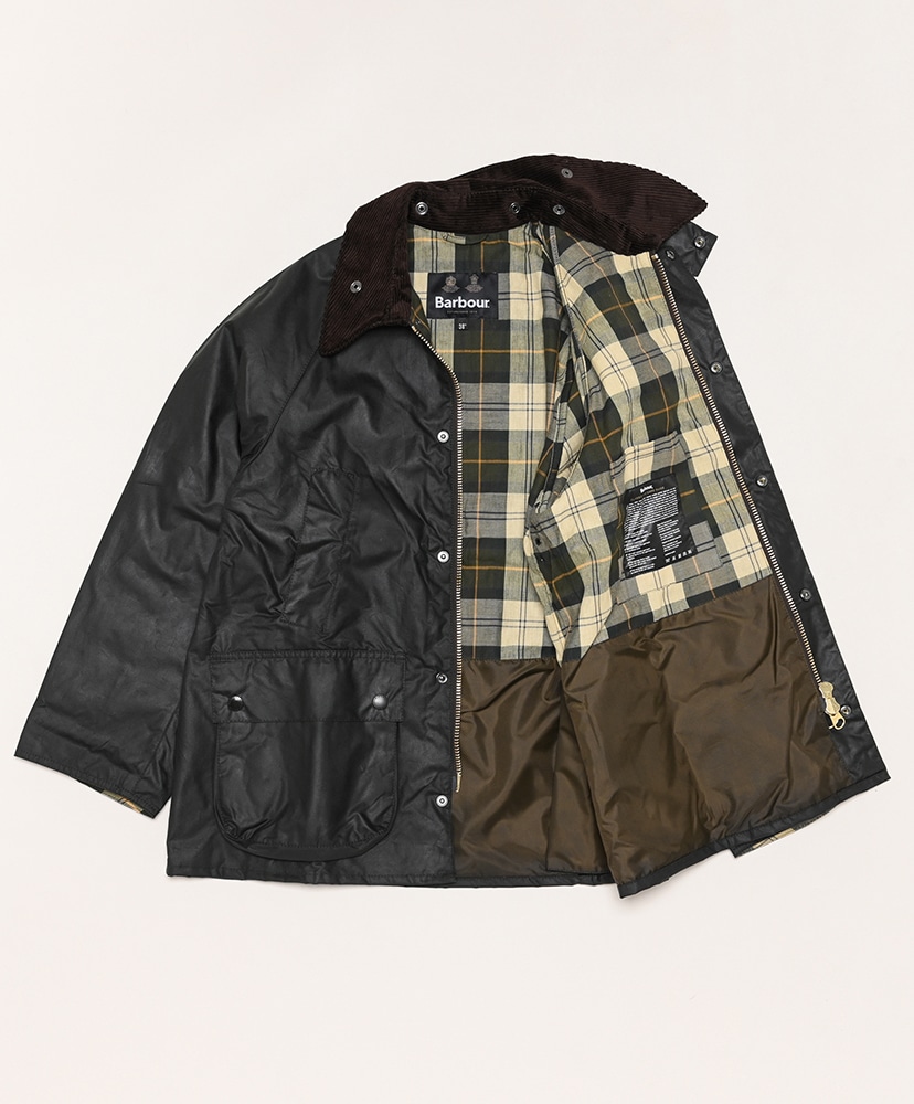 Barbour OS WAX Bedale 34グレー