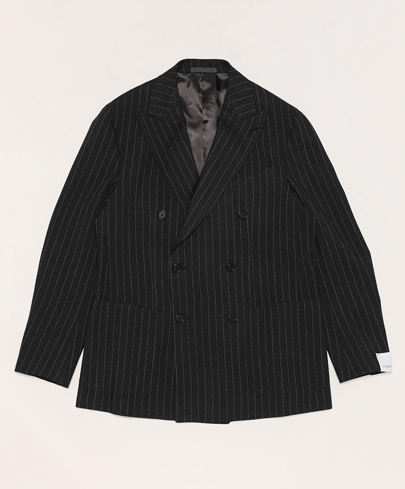 Aida Jacket(50(MEN) Grey Stripe/グレーストライプ): CARUSO