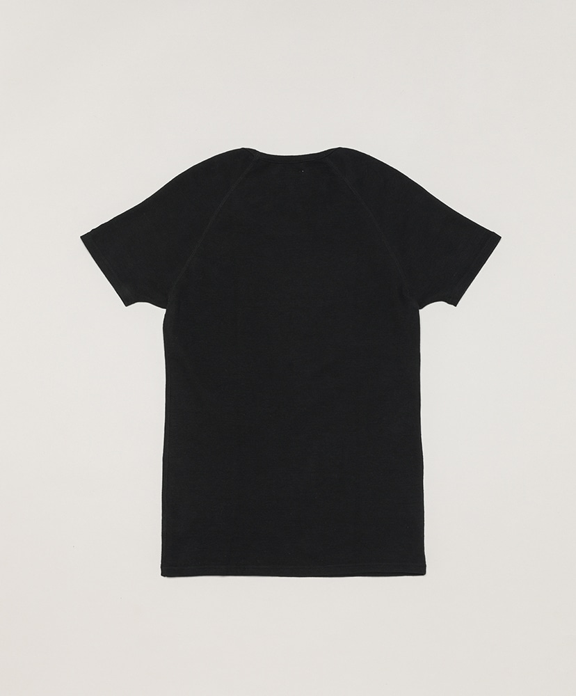 ストレッチフライスUネックショートスリーブ Tシャツ Black/ブラック L(WOMEN)