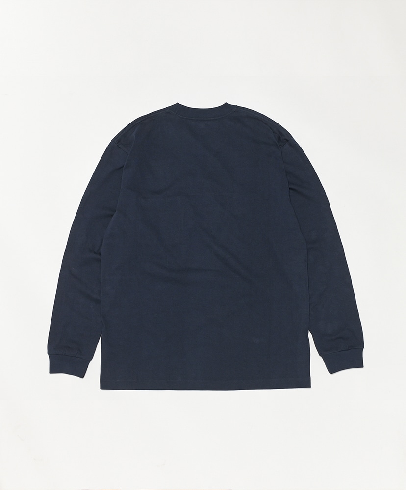 Beefy-T Long Sleeve Pocket T Shirt (H5196) Navy/ネイビー L(MEN)