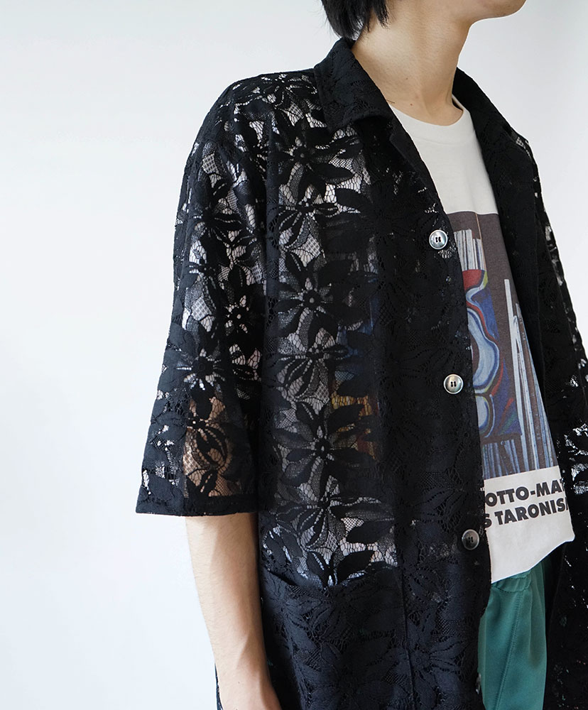 Needles 2023ss Cabana Shirt Flower袖丈半袖 - spacioideal.com