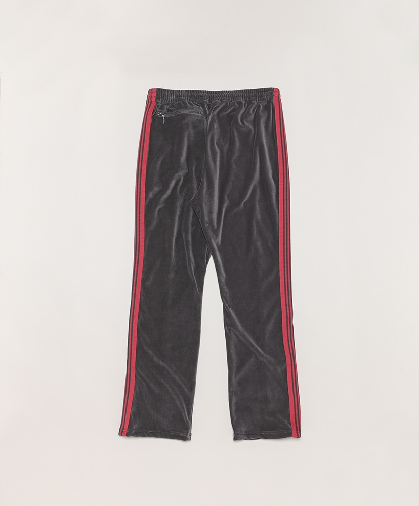 Narrow Track Pant-C/Pe Velour(2(WOMEN) Charcoal/チャコール): NEEDLES