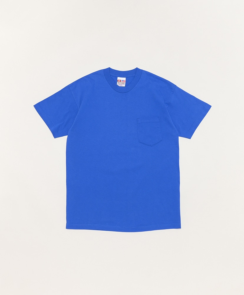6.1oz S/S Pocket T Shirt(XL(MEN) Beige/ベージュ): BAYSIDE