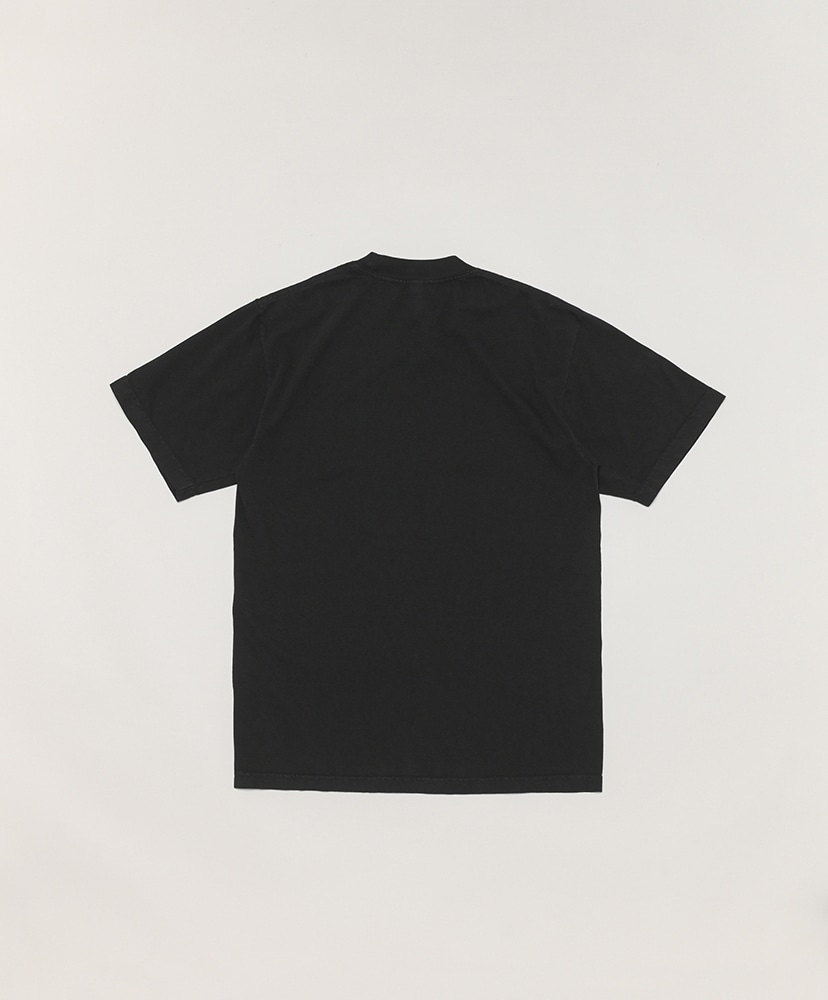 6.5oz Pigment Dye Crew Neck T-Shirts Black/ブラック L(MEN)