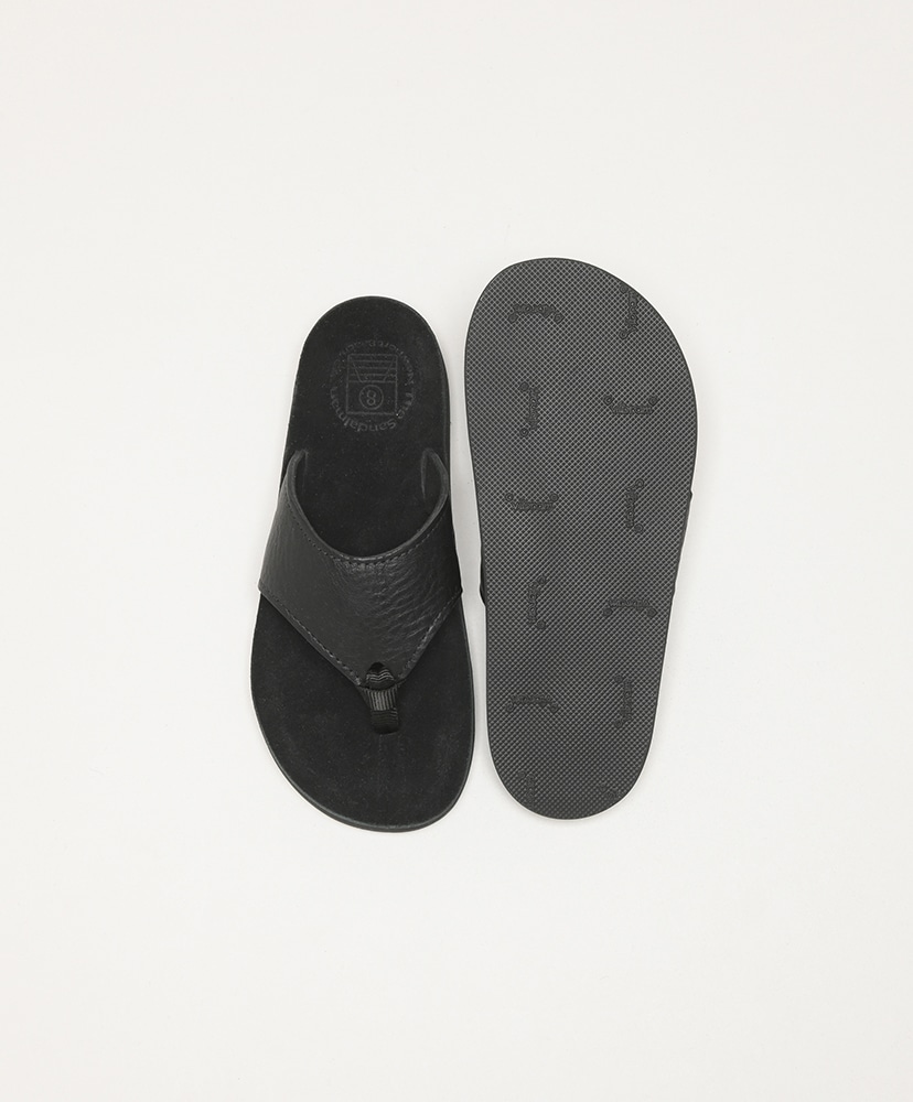 501 Beach Wide-Bullhide(10(MEN) Black/ブラック): SANDALMAN