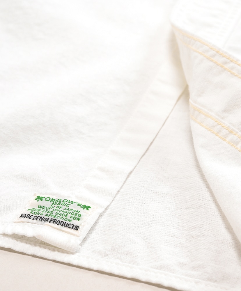Short Sleeve Chambray Work Shirt White/ホワイト 3(MEN)