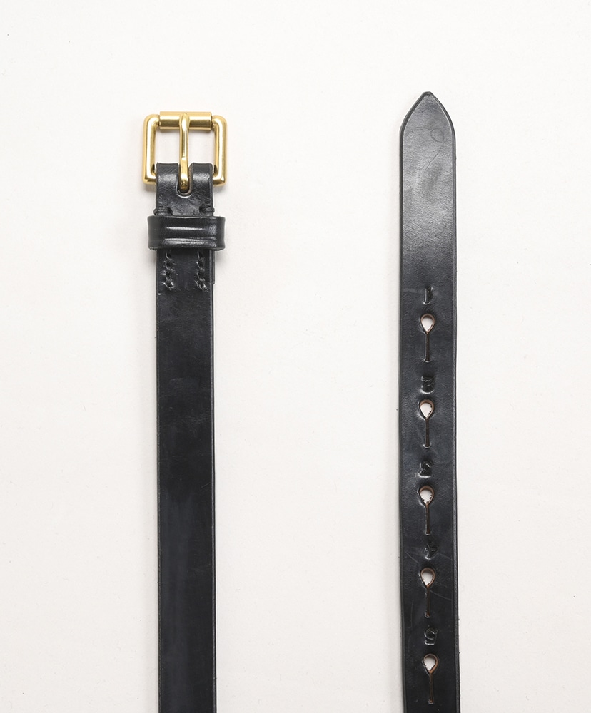 Long Saddle Leather Belt((MEN) Black/ブラック): JABEZ CLIFF