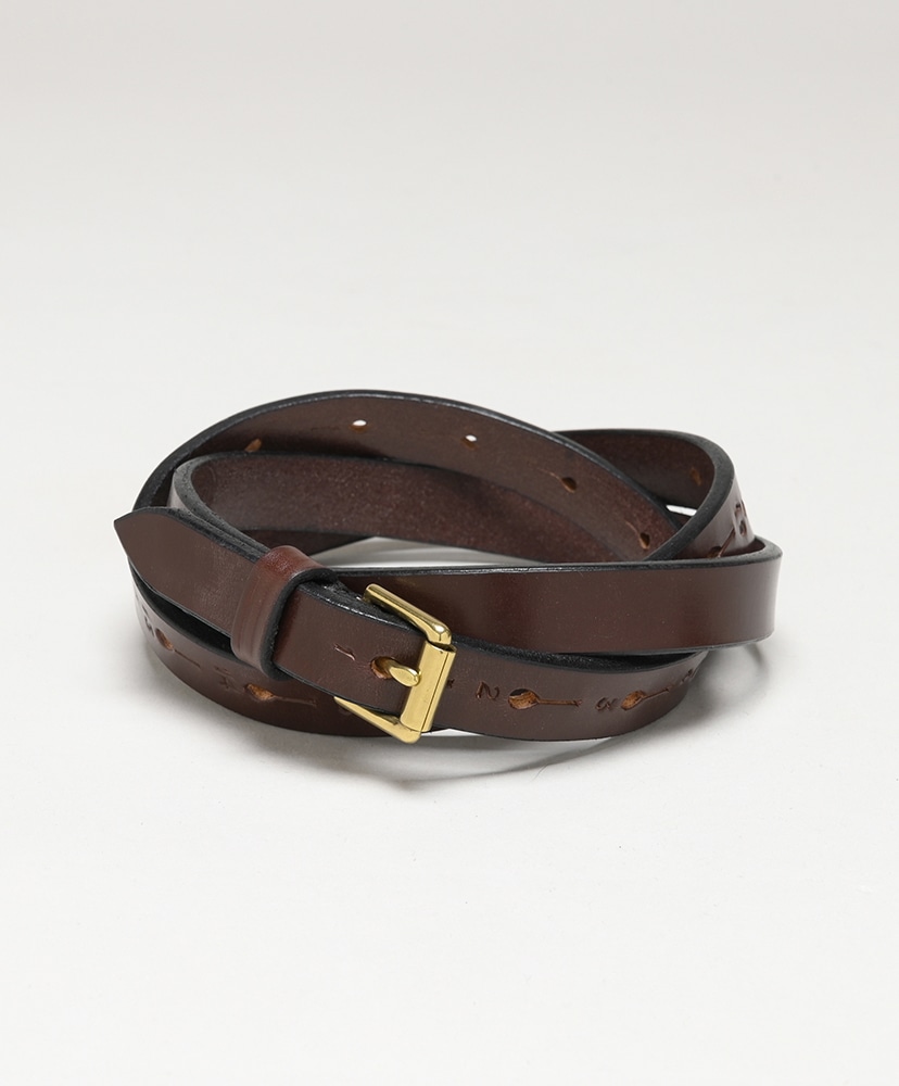 Long Saddle Leather Belt((MEN) Black/ブラック): JABEZ CLIFF