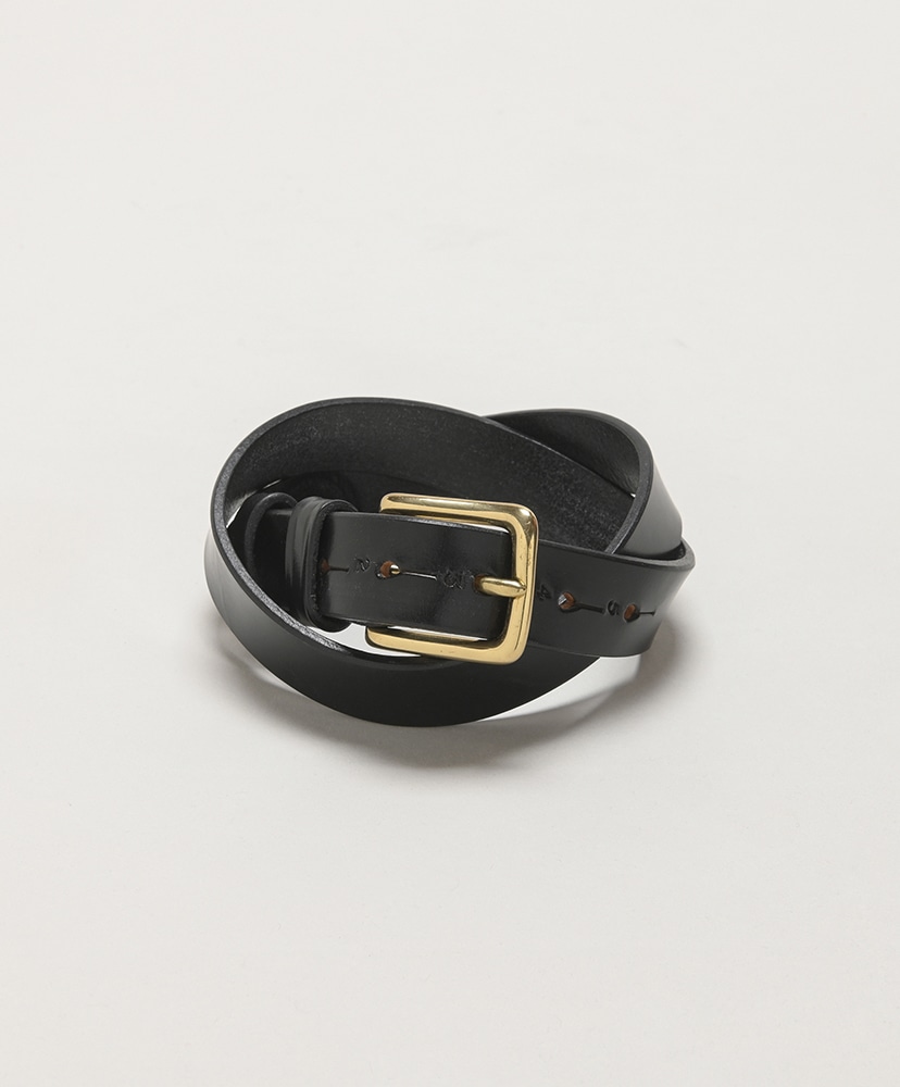 Stirrup Leather Belt 1 1/8 (2.8cm)(30(MEN) Black/ブラック): JABEZ