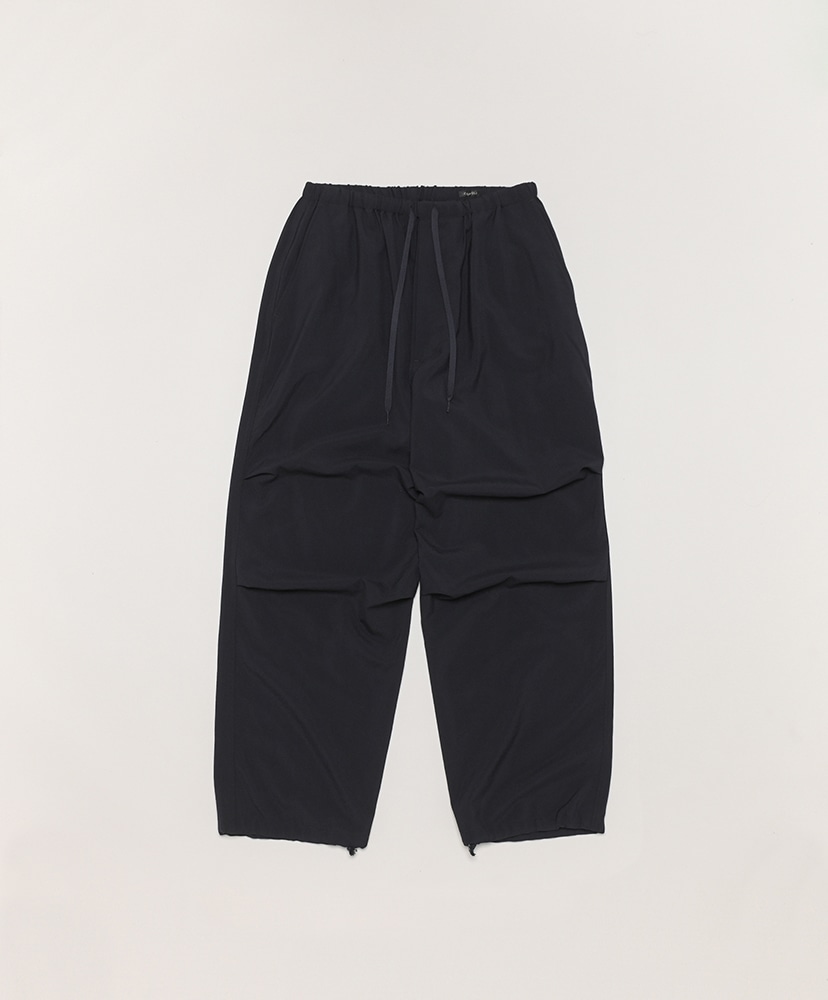 Comoli 2023ss ウールニータックパンツ Navy ワークパンツ | eletter