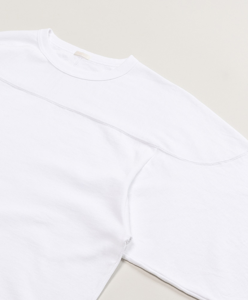 comoli フットボールTシャツ white 2023ss | labiela.com