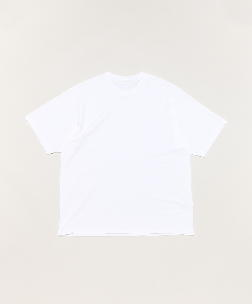 空紡天竺 半袖Tシャツ(3(MEN) White/ホワイト): COMOLI