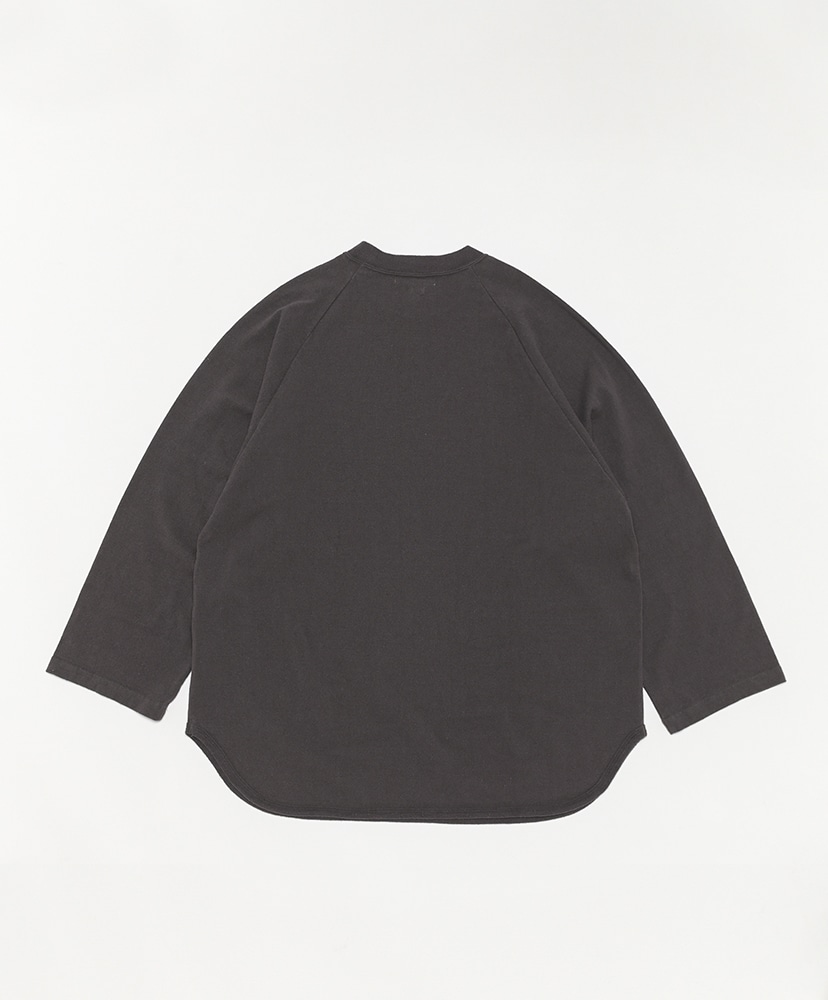 C/Silk Nep Baseball Raglan Tee(2(MEN) Terracotta/テラコッタ): blurhms