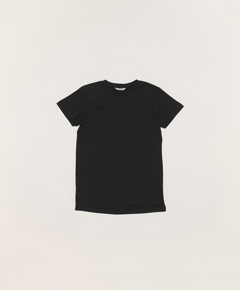 Seamless Crew Neck Tee(1(WOMEN) Black/ブラック): AURALEE