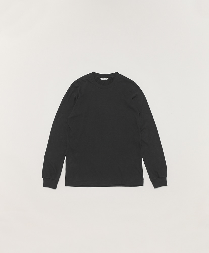 Seamless L/S Tee(0(WOMEN) Black/ブラック): AURALEE