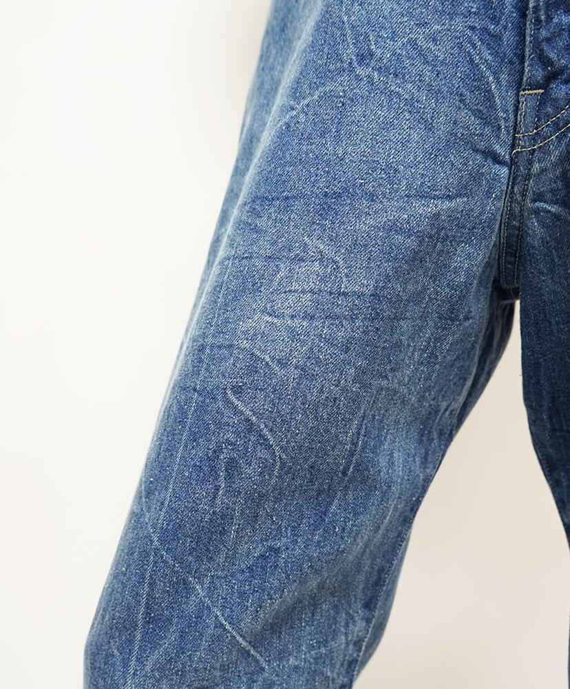 Selvedge Faded Light Denim Pants