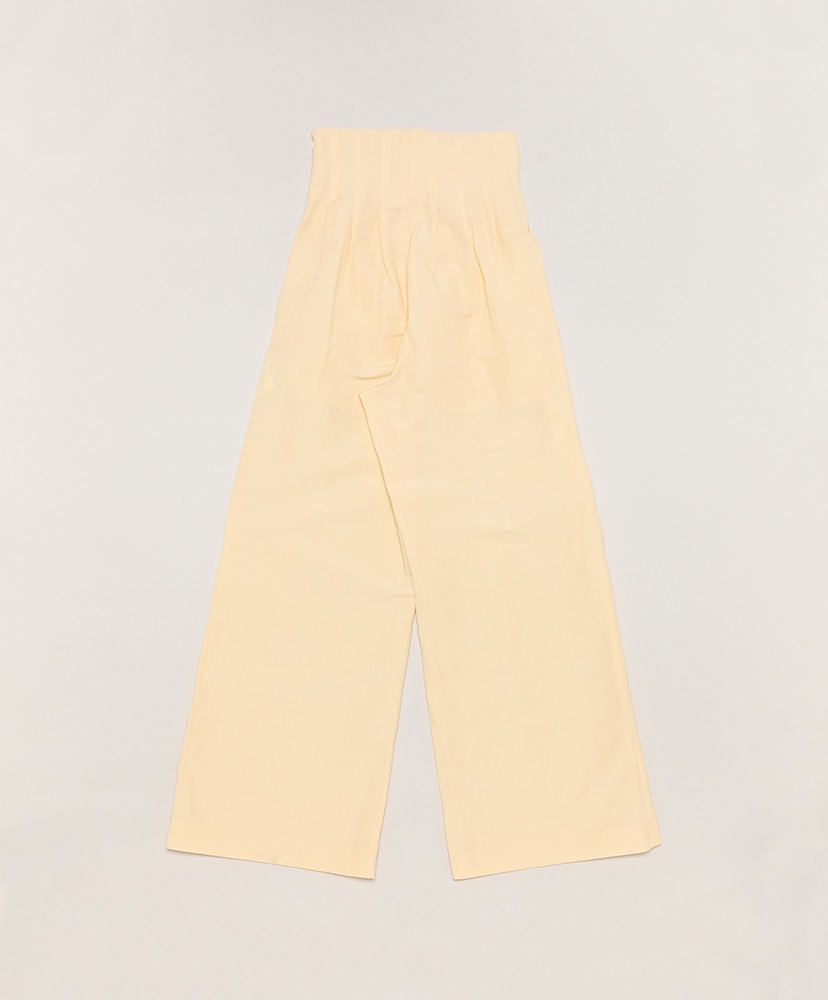 High Density Finx Linen Weather Pants(0(WOMEN) Ecru/エクリュ): AURALEE