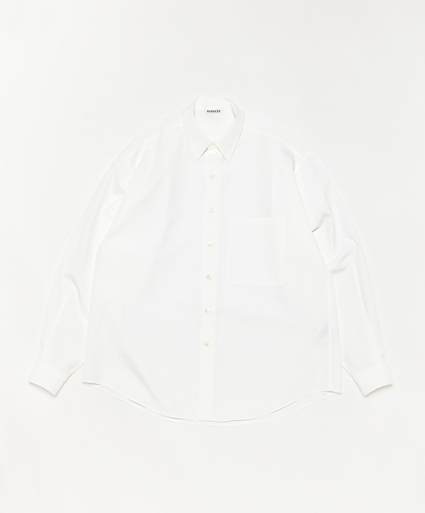 半額直販 今季春夏 WASHED FINX TWILL BIG SHIRT サイズ3 educacao