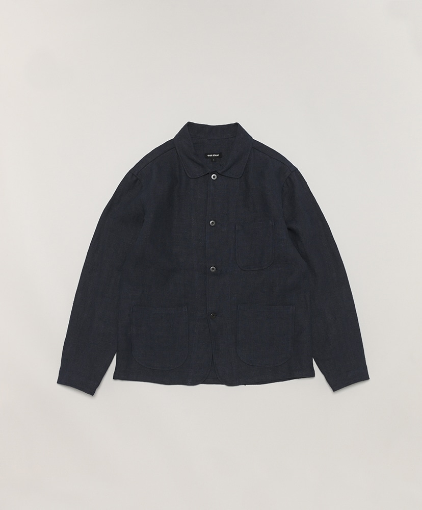 Three Pocket Jacket-Butcher Linen