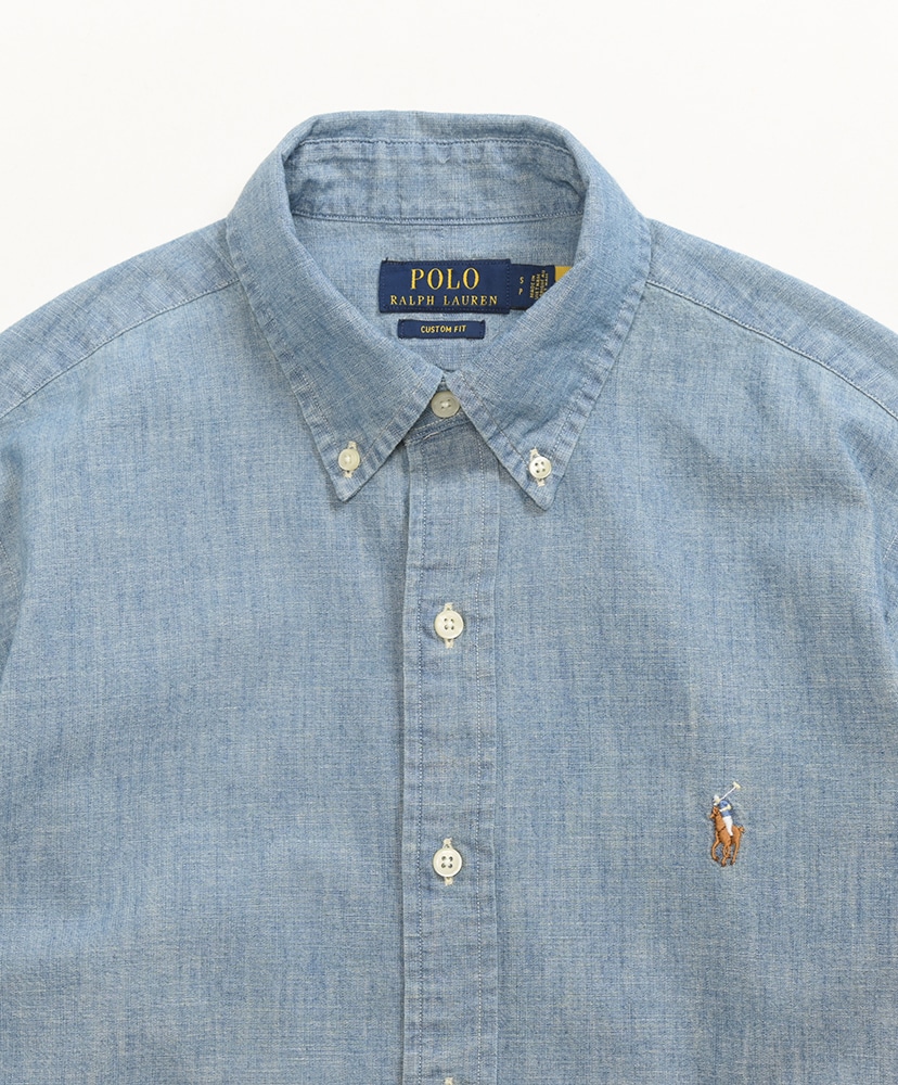 Classic Fit BD Chambray Shirt(M(MEN) Chambray/シャンブレー): POLO 