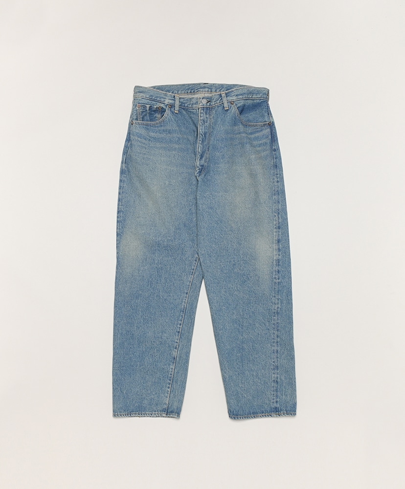 Namu Shop - Kaptain Sunshine 5P Zipper Front Denim Pants - Indigo One Wash