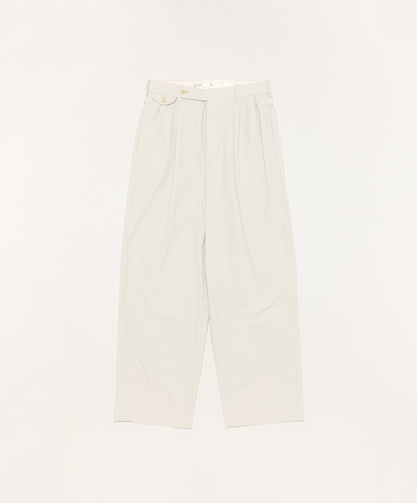 High Density Weather Cloth Trousers(1(MEN) Ecru/エクリュ): A.PRESSE